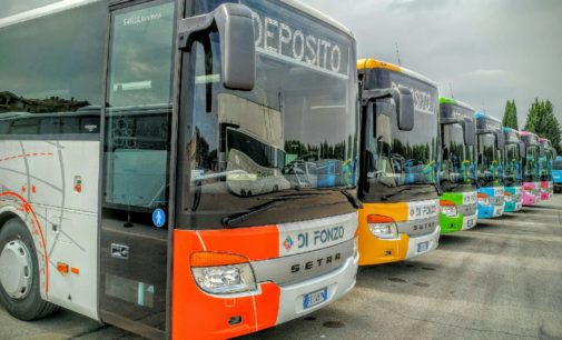 Flotta Arcobaleno, ecco i nuovi autobus Di Fonzo Spa
