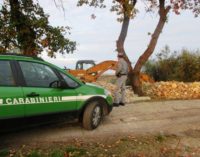 Tollo: i carabinieri forestali sequestrano discarica e pista motocross abusive, tre denunce