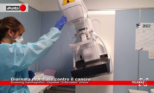 Giornata mondiale contro il cancro, lo screening mammografico all’ospedale di Ortona