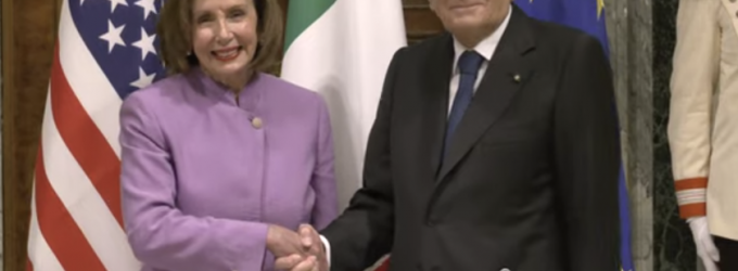 Nancy Pelosi sarà in visita a Montenerodomo, il paese del nonno paterno