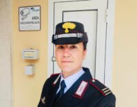 Casalincontrada, Valentina Famà è il primo comandante donna della stazione carabinieri
