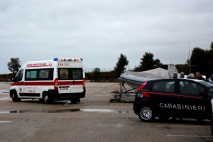 Porto di Fossacesia - I soccorsi 118 e Carabinieri