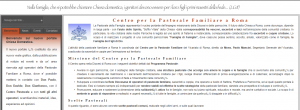 Pastorale Familiare Roma