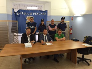 Conferenza stampa Questura Pescara