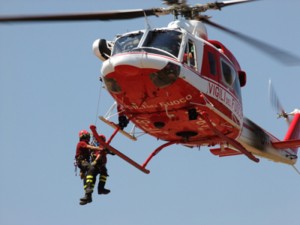 Elicottero dei Vigili del Fuoco
