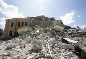 La scuola di Amatrice (Rieti) crollata con il terremoto del 24 agosto 2016