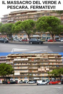 Alberi tagliati Pescara