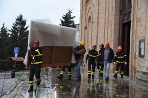 Terremoto: portata in salvo Adorazione Magi di Tintoretto a Macerata
