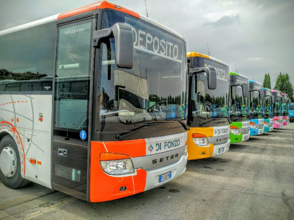 Flotta Arcobaleno, ecco i nuovi autobus Di Fonzo Spa