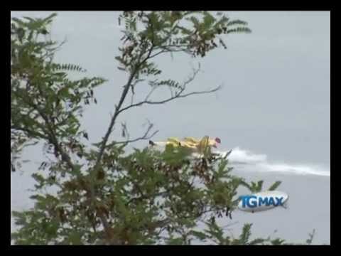 Canadair per l’incendio nel vastese