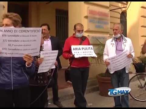 Cementificio, sit-in protesta davanti Asl Pescara