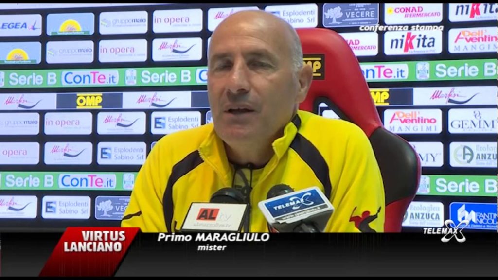 Conferenza stampa Virtus Lanciano 26 aprile 2016 parla mister Maragliulo
