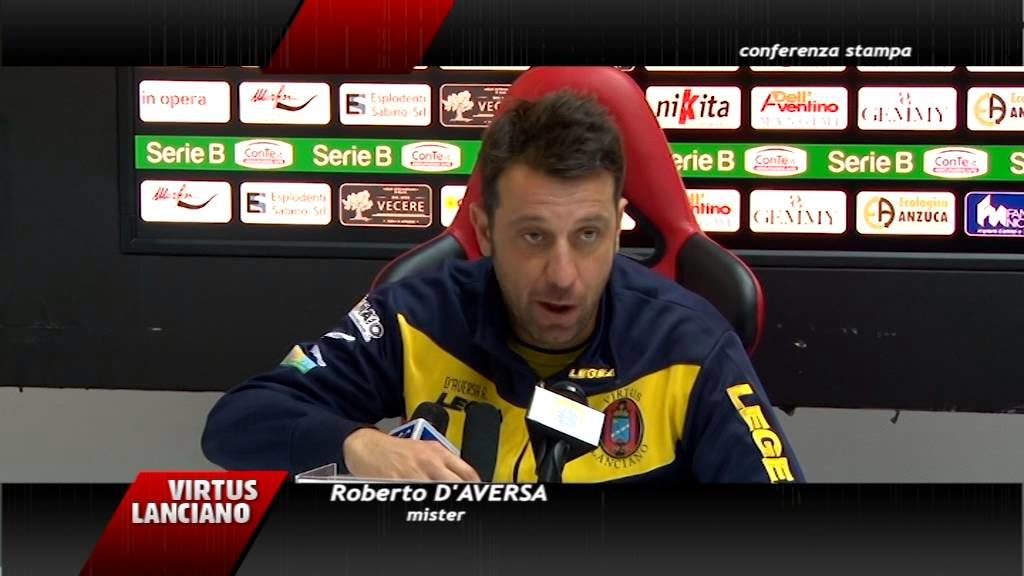 Conferenza stampa Virtus Lanciano: parla mister D'Aversa 13 ottobre 2015