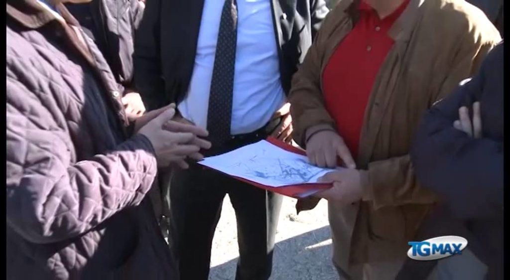 Frana di Mosciano, sopralluogo della Regione