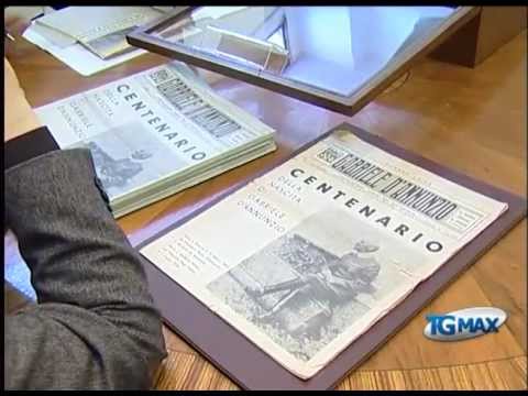 Gabriele D’Annunzio: atto di nascita esposto a Pescara