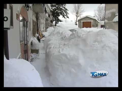 Gamberale, neve ad alta quota