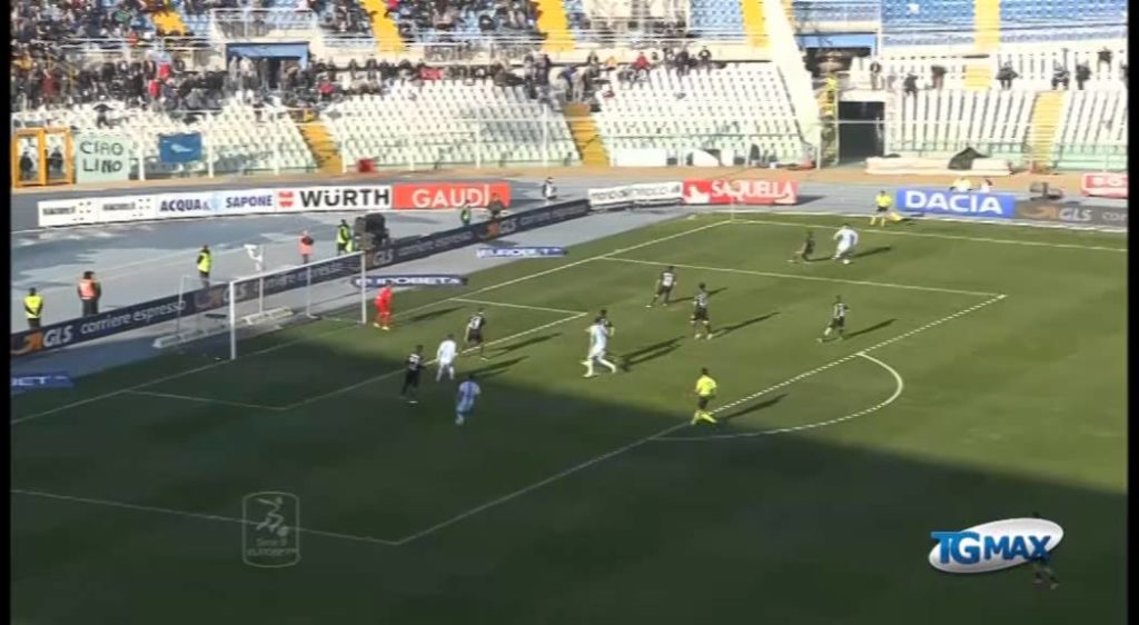 Il Pescara in partenza