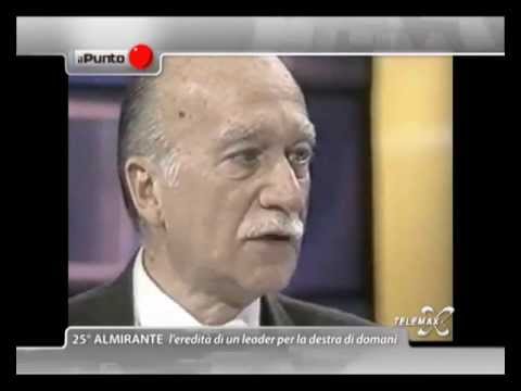 Il Punto 25° Almirante L’eredità di un leader per la destra di domani