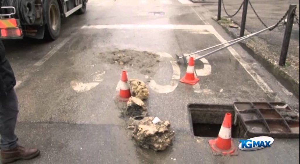 Lanciano: si rompe la fognatura ai Cappuccini, disagi