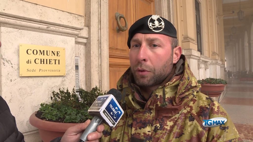 L’Esercito a Chieti per sgombero neve