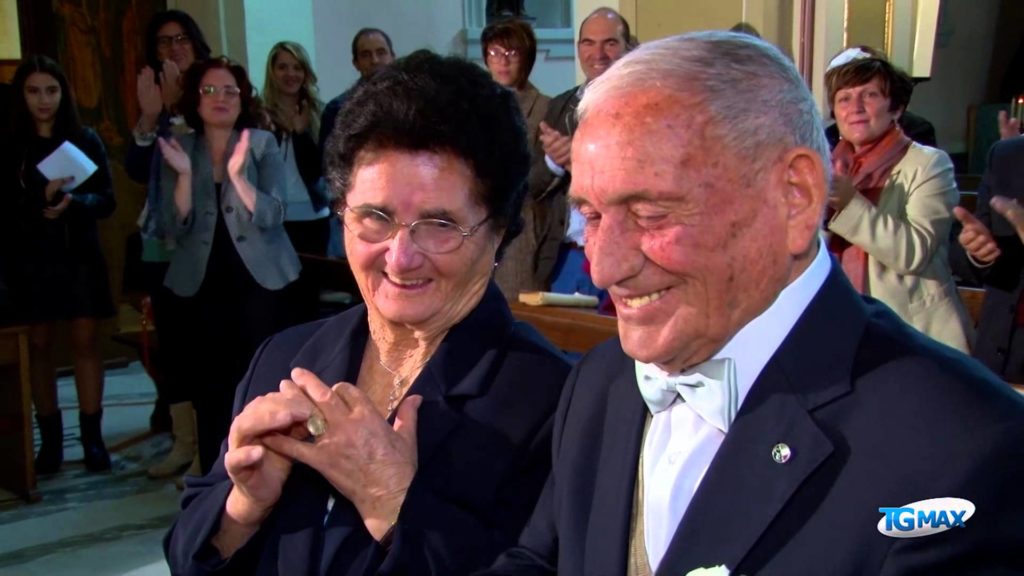 Nozze di platino ad Atessa per Domenico e Nicolina