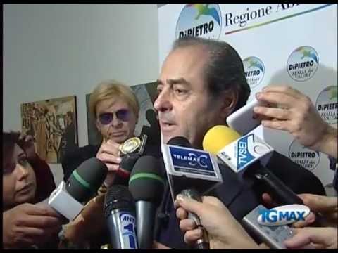 Primarie, Di Pietro sostiene Bersani
