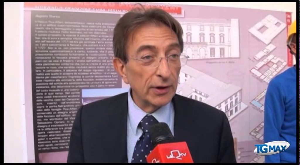 Ricostruzione, lavori al palazzo Pica Alfieri