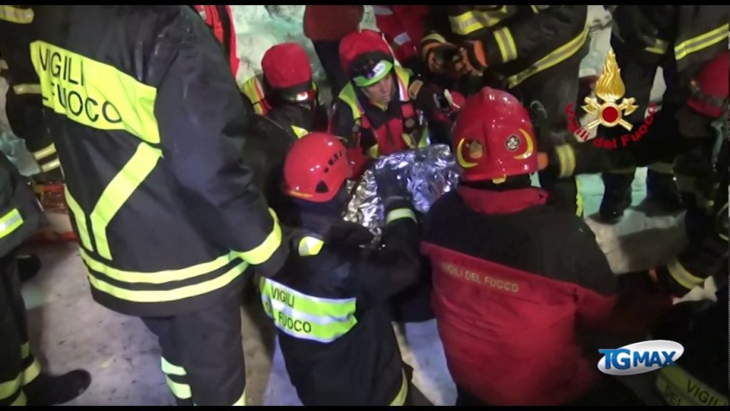 Rigopiano: i 9 superstiti ricoverati in ospedale sono in buone condizioni