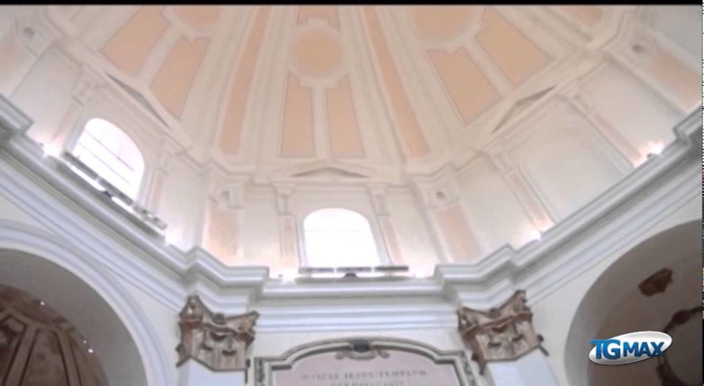 S. Bernardino, cade pezzo cornice
