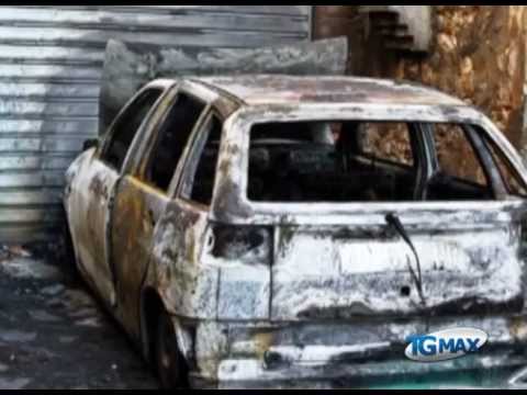 San Salvo, auto in fiamme nella notte