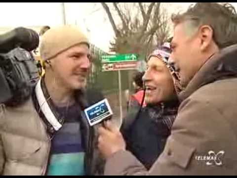 Striscia lo striscione di Militello a Lanciano