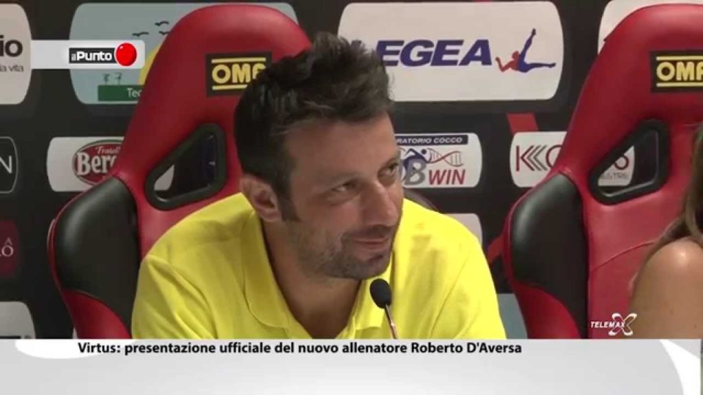 Virtus Lanciano, presentazione ufficiale nuovo allenatore Roberto D’Aversa