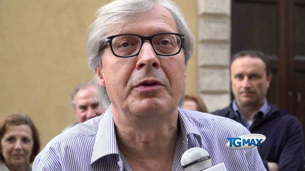 Vittorio Sgarbi a Lanciano per CasaPound