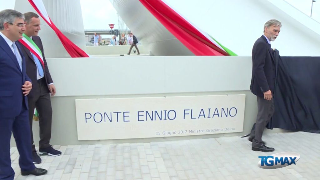Ponte Flaiano aperto a Pescara da oggi pomeriggio