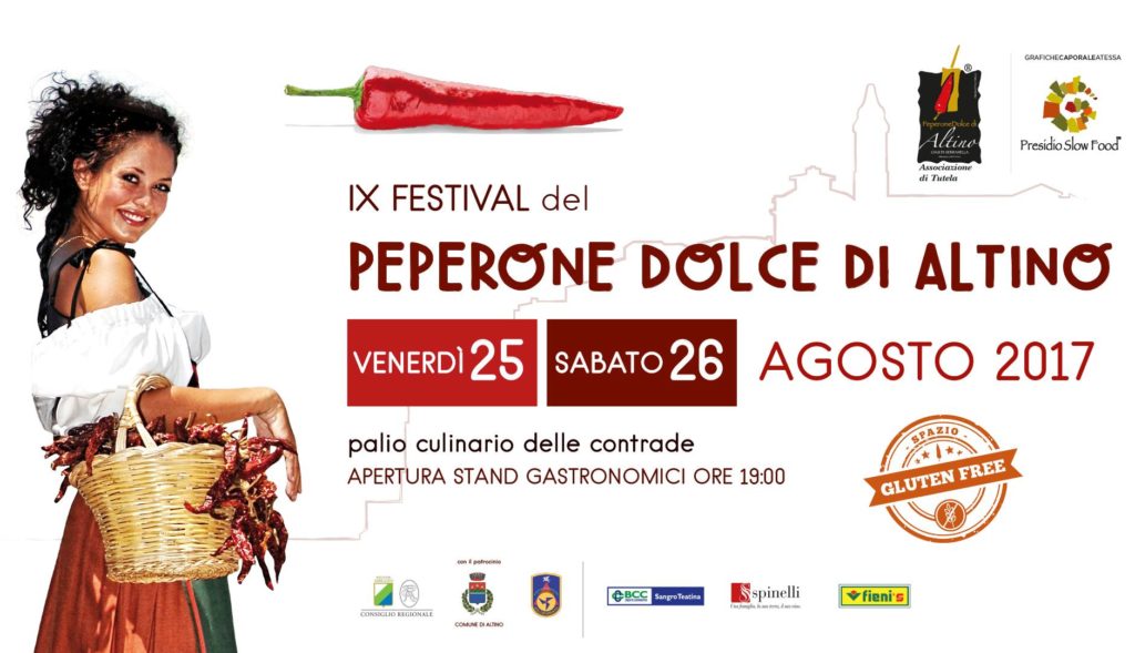 Altino, torna il Festival del peperone dolce con il palio culinario delle contrade