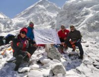 Da Lama dei Peligni all’Everest, la bandiera di Fonte Tarì sventola al campo base