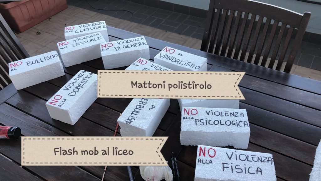 Flash mob di solidarietà al liceo scientifico