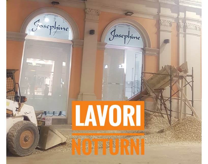 Lavori in notturna, si prosegue fino alla mezzanotte
