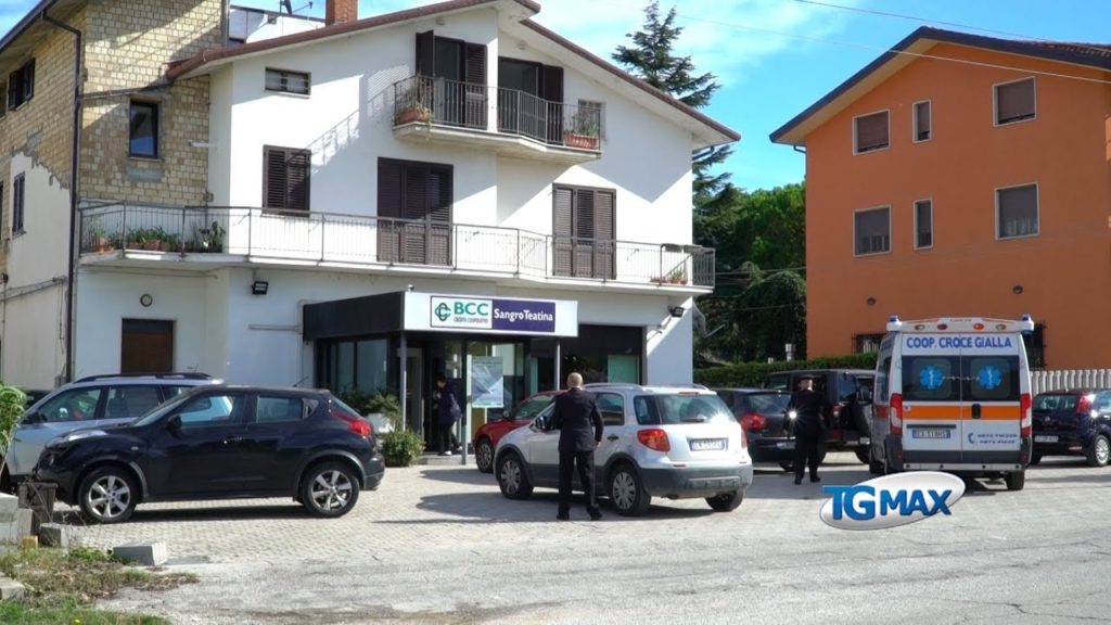 Atessa: i rapinatori forse non erano professionisti, ripresi dalla videosorveglianza