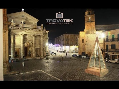 Lanciano: ecco l’albero di Natale ecosostenibile, sarà allestito il 6 dicembre e acceso il 7