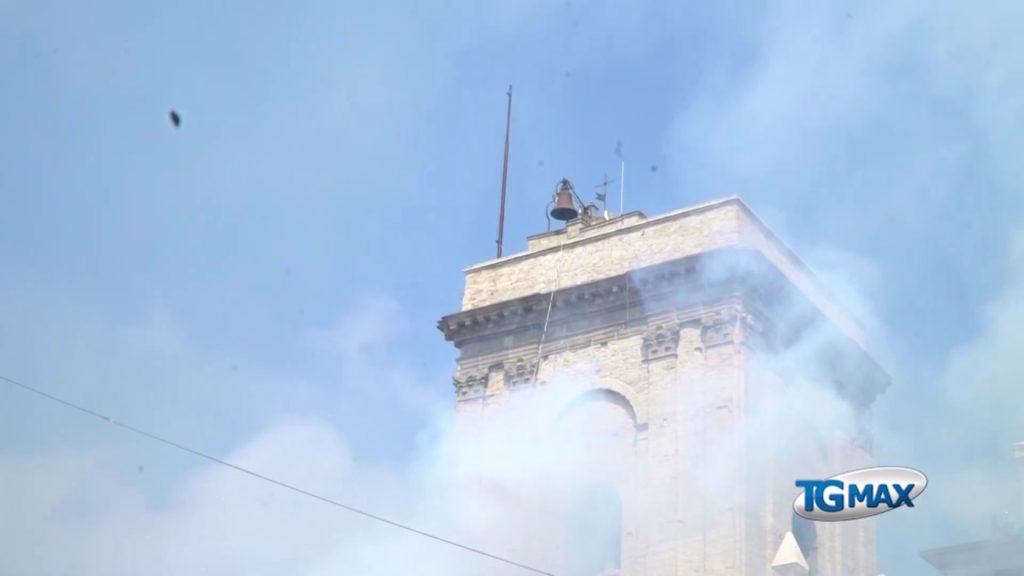 Feste di settembre, lo sparo della Novena sulla torre civica a Lanciano