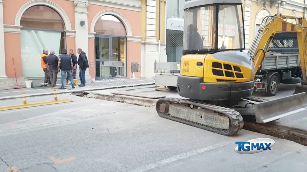 Lanciano, si scava nel corso fino a venerdì