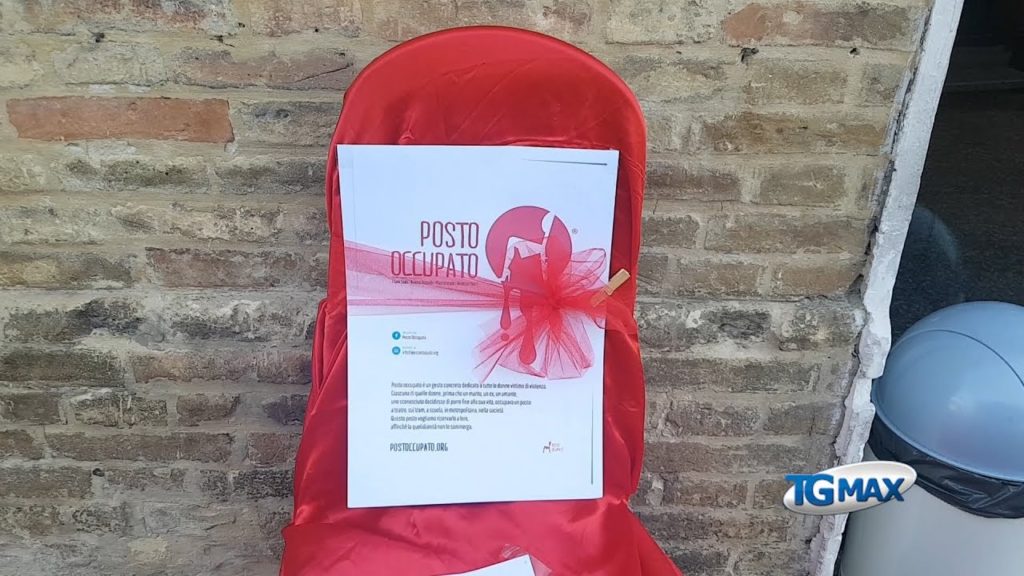 Un posto occupato a Lanciano per la giornata per l’eliminazione della violenza contro le donne