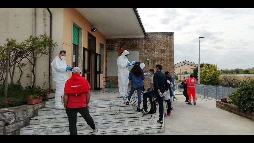 Ortona, eseguiti tamponi su 300 residenti della zona rossa di Caldari