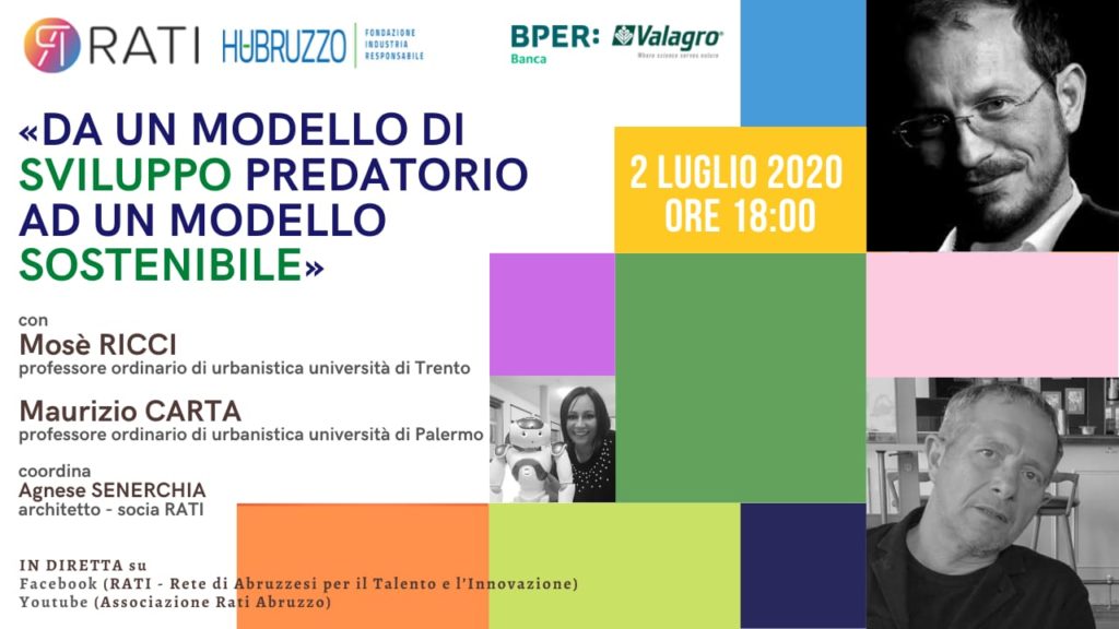 Rati termina il primo ciclo di webinar con un dibattito sui temi urbanistici e coronavirus