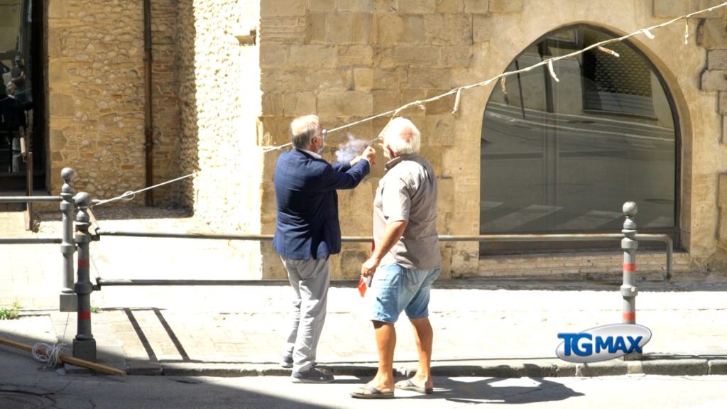Lanciano, lo sparo di batteria sulla Torre civica apre la Novena alla Madonna del Ponte