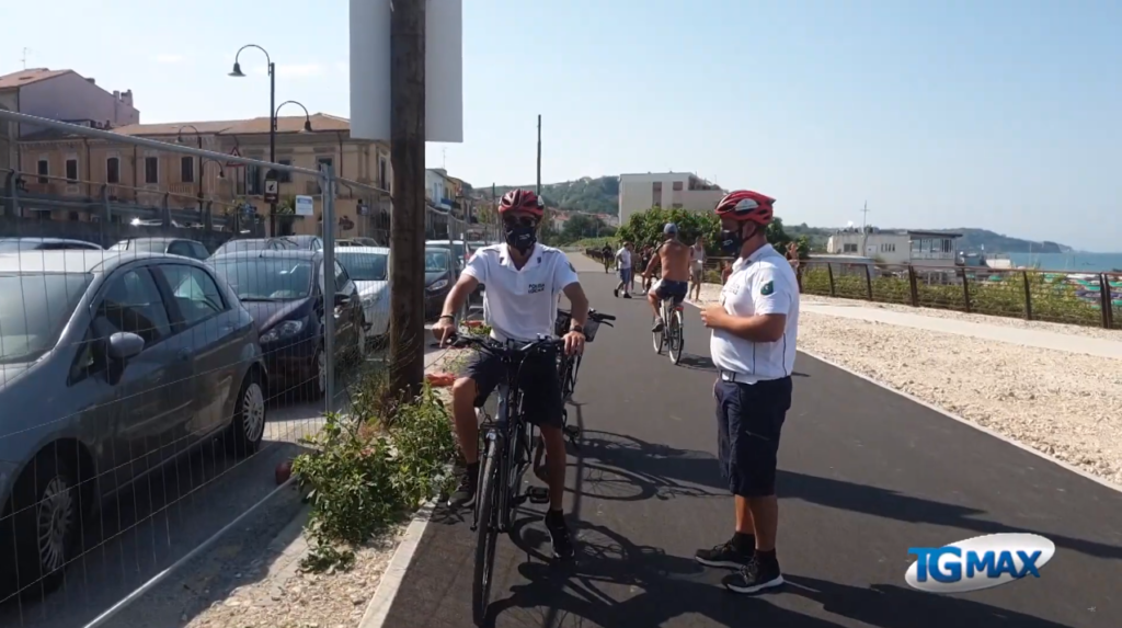 San Vito Chietino: polizia municipale in bicicletta lungo la Via Verde e parcheggi nella vecchia stazione