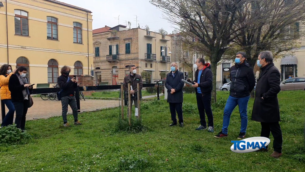 Mille alberi per Lanciano, prima piantumazione in viale delle Rose