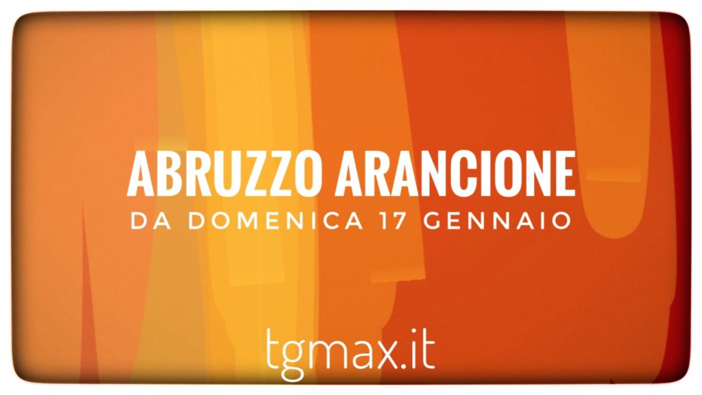 Abruzzo torna arancione da domenica 17 gennaio