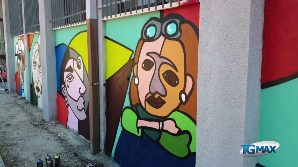Lanciano: ecco i murales al Liceo Palizzi, opera degli studenti
